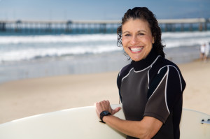 Surfing Woman